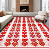 Funky Heart Motif Aesthetic(Red)
