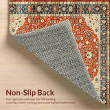 Cozy Low Pile Ogee Design(Red)