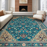 Elegant Earthy Patterned Composition(Blue)