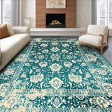 Ultra Soft Area Rug, Non Slip, Stain Resistant, Washable Area Rugs for Living Room, Bedroom, Boho Chic Area Runner(Blue)