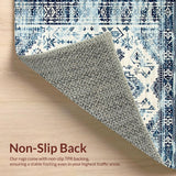 Rustic Blue Tones with Artistic Flair(White)