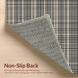 Dynamic Earth Tone Geometric Motif(Beige)