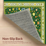 Vibrant Floral Tiled Aesthetic(Green)
