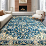Elegant Floral Ogee Composition(Blue)