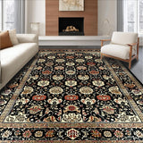 Charming Warm Toned Floral Fusion(Black)