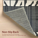 Lively Retro Striped Decor Style(Black)