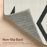 Sophisticated Abstract Black and Ivory(Black)