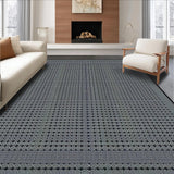 Ultra Soft Area Rug, Non Slip, Stain Resistant, Washable Area Rugs for Living Room, Bedroom, Trendy Luxurious Diamond Overlay(Gray)