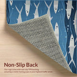 Minimalist Blue and White Fusion(Blue)