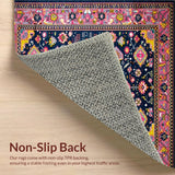 Contemporary Vibrant Medallion Style(Blue)