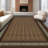 Ultra Soft Area Rug, Non Slip, Stain Resistant, Washable Area Rugs for Living Room, Bedroom, Stylish Dynamic Leopard Texture Blend(Brown)