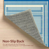 Elegant Geometric Blue Composition(Blue)