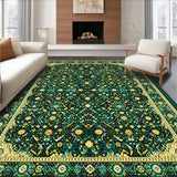 Ultra Soft Area Rug, Non Slip, Stain Resistant, Washable Area Rugs for Living Room, Bedroom, Non Slip Grippers Beige(Blue)