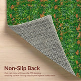 Earthy Toned Realistic Turf Design(Green)