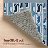 Elegant Nature Themed Textile(Blue)