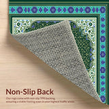 Elegant Distressed Geometric Design(Blue)