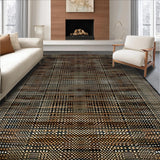 Ultra Soft Area Rug, Non Slip, Stain Resistant, Washable Area Rugs for Living Room, Bedroom, Rustic Earthy Cowhide Aesthetic(Brown)