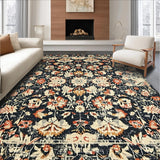 Cozy Rustic Floral Medley(Black)