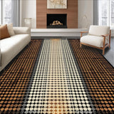 Ultra Soft Area Rug, Non Slip, Stain Resistant, Washable Area Rugs for Living Room, Bedroom, Trendy Natural Textured Look(Brown)