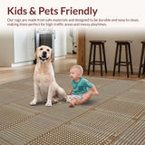 Contemporary Warm Neutral Grid Design(Beige)