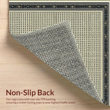 Desert Mirage Runner with Handcrafted Tribal Lattice Area Design(Beige)