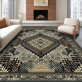 Ultra Soft Area Rug, Non Slip, Stain Resistant, Washable Area Rugs for Living Room, Bedroom, Abstract Animal Inspired Patio(Beige)
