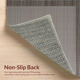 Inviting Cozy Neutral Geometric Look(Gray)