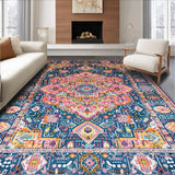 Colorful Retro Floral(Blue)