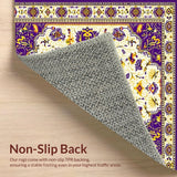 Lively Purple and Gold Graphic Flair(White)