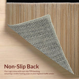 Ultra Soft Area Rug, Non Slip, Stain Resistant, Washable Area Rugs for Living Room, Bedroom, Rustic Earthy Toned Animal Motif(Beige)