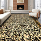 Ultra Soft Area Rug, Non Slip, Stain Resistant, Washable Area Rugs for Living Room, Bedroom, Chic Abstract Animal Texture(Beige)
