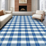 Elegant Farmhouse Geometric Motif(Blue)