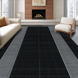 Elegant Shaggy Circular Aesthetic(Black)