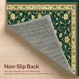 Forest Canopy Medallion with Ornate Interlocking Vines(Green)