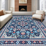 Ultra Soft Area Rug, Non Slip, Stain Resistant, Washable Area Rugs for Living Room, Bedroom, Beige Entryway Mud Trapper(Blue)