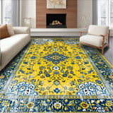 Bright Earthy Geometric Fusion(Yellow)