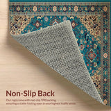 Elegant Earthy Patterned Composition(Blue)
