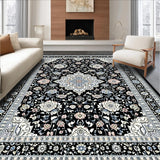 Sophisticated Distressed Floral Aesthetic(Black)