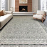 Ultra Soft Area Rug, Non Slip, Stain Resistant, Washable Area Rugs for Living Room, Bedroom, Chic Traditional Tilework Aesthetic(Beige)