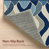 Chic Navy Braided Curves(Blue)