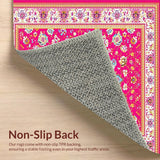 Luxe Pink Toned Geometric Motif(Pink)