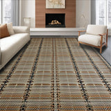 Ultra Soft Area Rug, Non Slip, Stain Resistant, Washable Area Rugs for Living Room, Bedroom, Elegant Luxe Deer Aesthetic(Brown)
