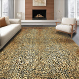 Ultra Soft Area Rug, Non Slip, Stain Resistant, Washable Area Rugs for Living Room, Bedroom, Artistic Abstract Animal Design(Beige)