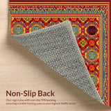 Eclectic Color Splash Tapestry Look(Red)