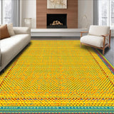 Funky Multi Hued Patterned Statement(Yellow)