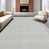 Ultra Soft Area Rug, Non Slip, Stain Resistant, Washable Area Rugs for Living Room, Bedroom, Modern Abstract Textured Waves(Gray)