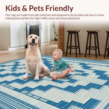 Bold Diamond Design in Cool Tones(Blue)