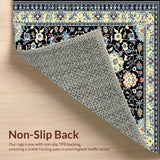 Stylish Earth Tone Floral Motif(Black)