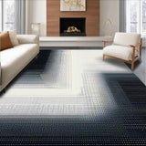 Ultra Soft Area Rug, Non Slip, Stain Resistant, Washable Area Rugs for Living Room, Bedroom, Chic Modern Abstract Circles(Black)