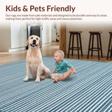 Chic Blue Minimalist Design(Blue)